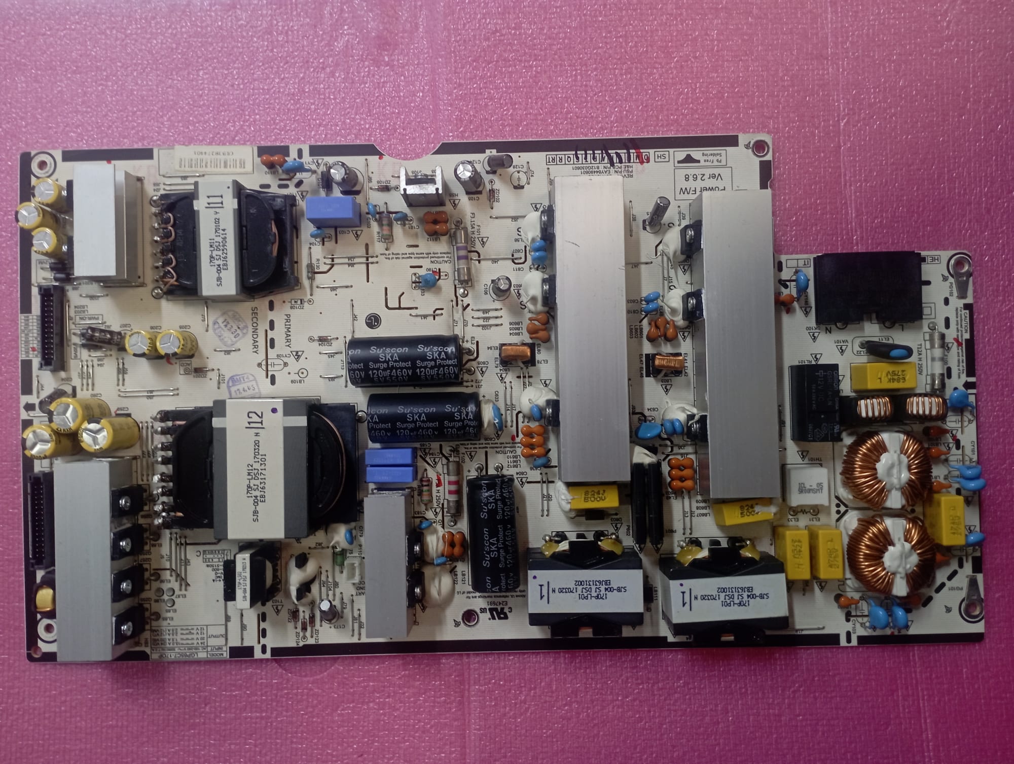 Scheda Alimentazione LG OLED65E7V EAY64490601 Testata
