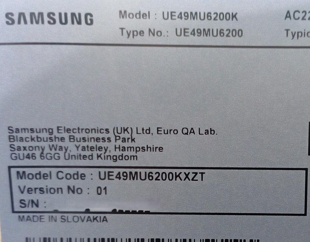 UE49MU6200 SAMSUNG