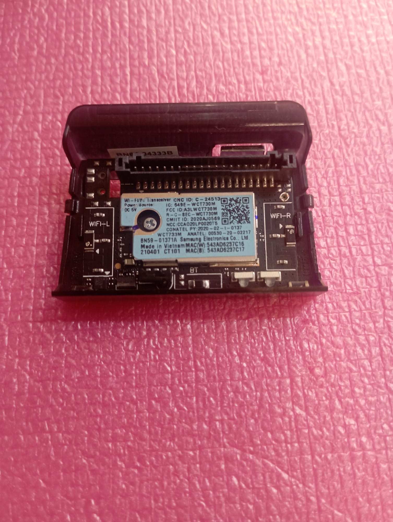 BN59-01371A Ricevitore IR + Pulsante per TV Samsung UE65AU7170U