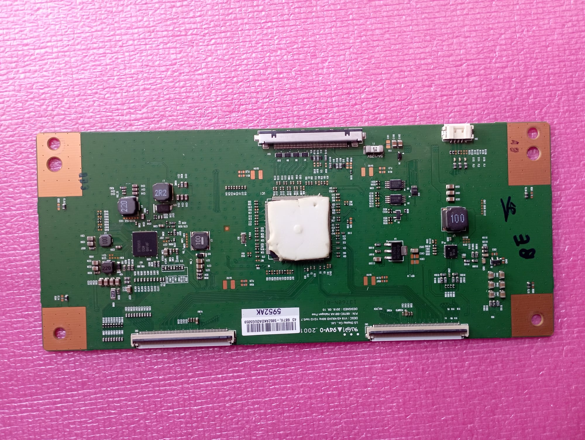 6870C-0814A T-Con Board Sony KD-43XG7096 Ricambio Rigenerato