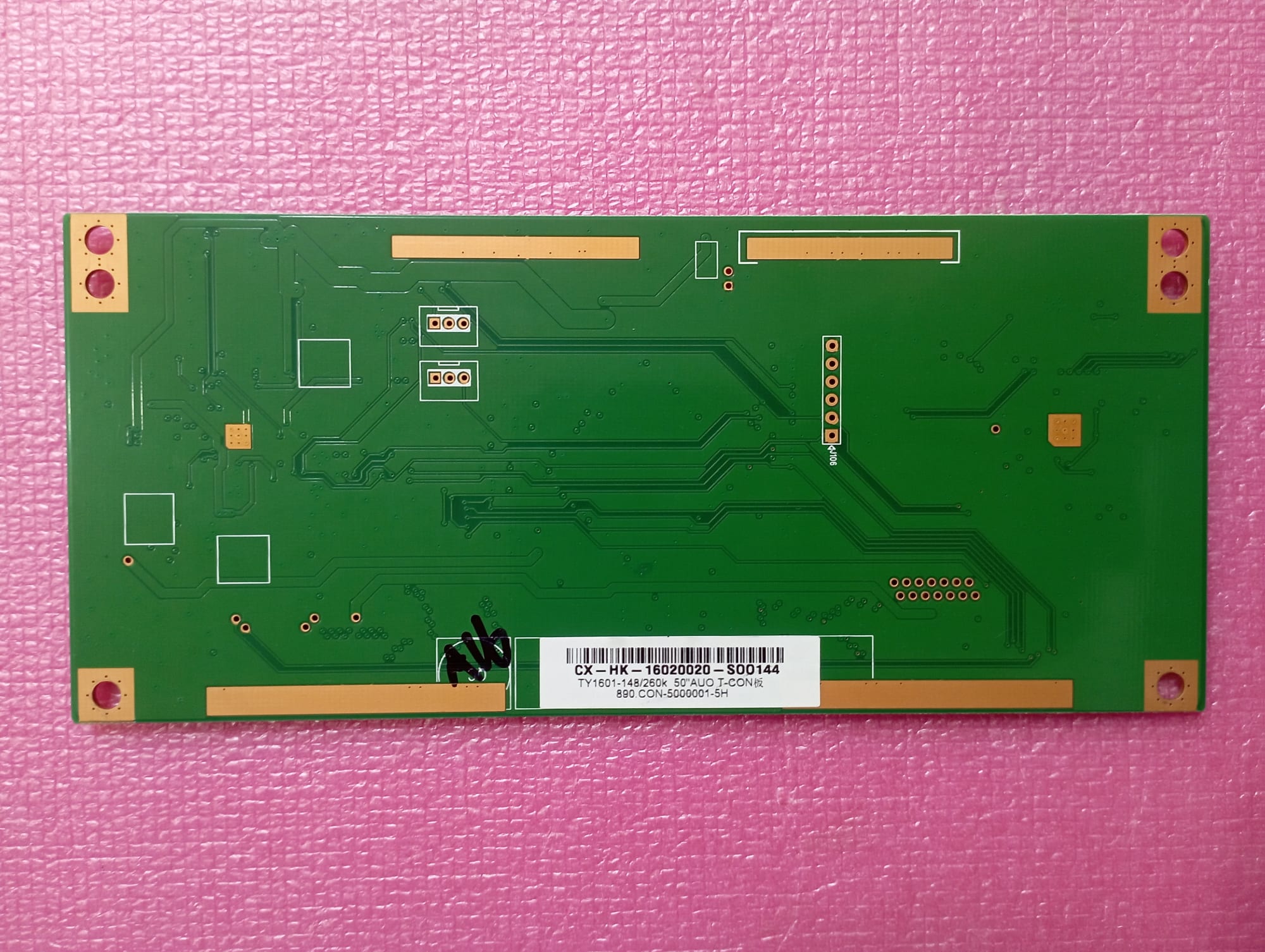 Scheda T-Con Smart Tech LE-5017S KB-6160 94V-0 E157925 HK-Z.CX4750V02