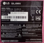 Ricambi TV LG 32LJ590U - Mainboard Altoparlanti IR WiFi Flat