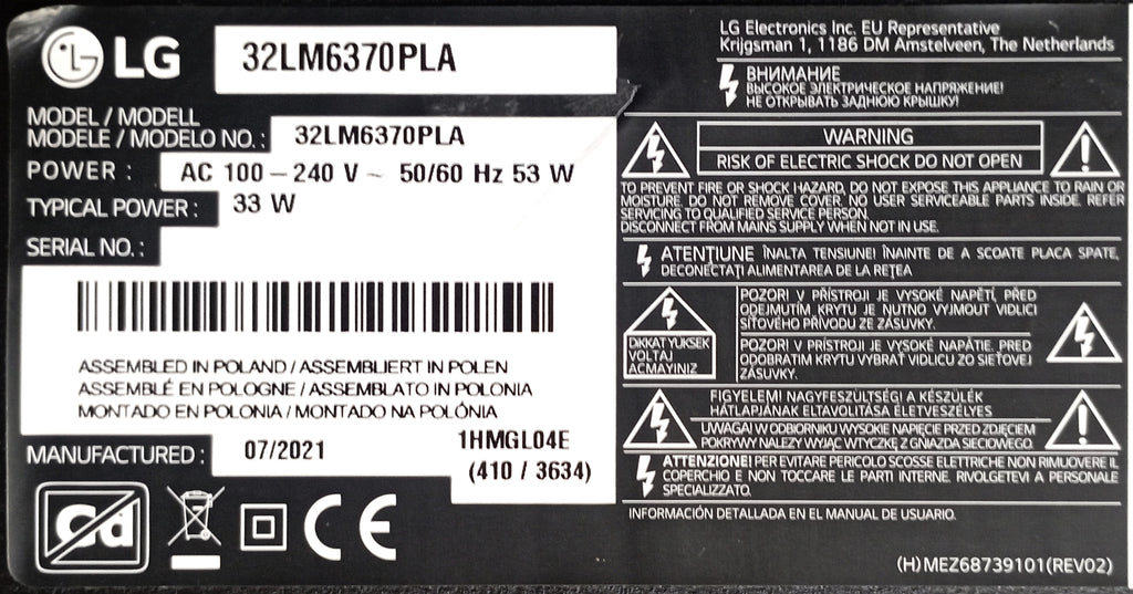 32LM6370PLA LG