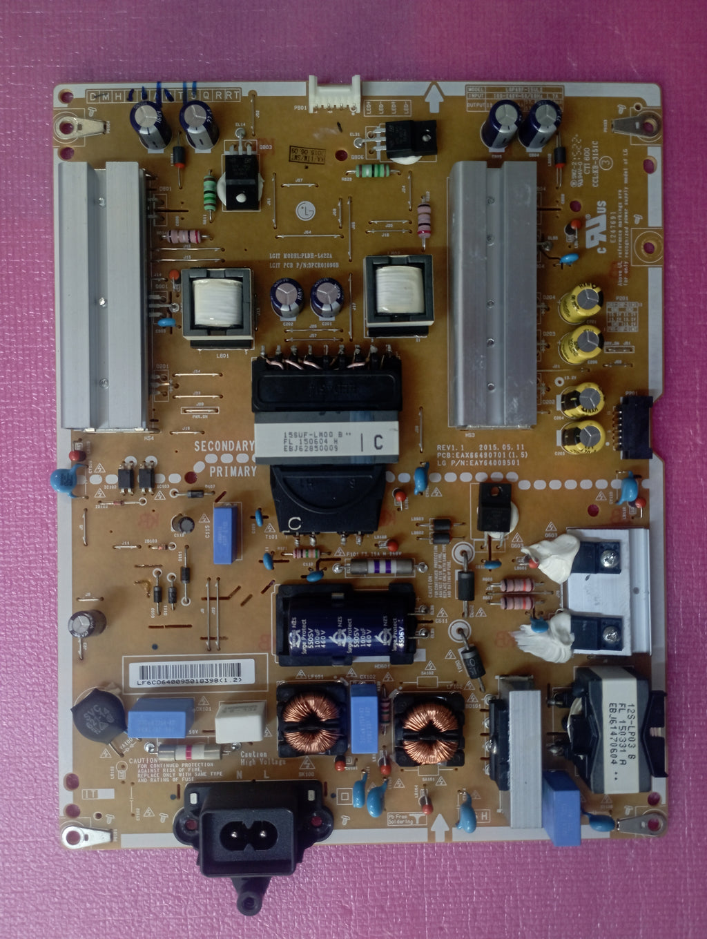 Ricambi TV LG 49UF6407 - Mainboard PSU WiFi Altoparlanti Flat IR