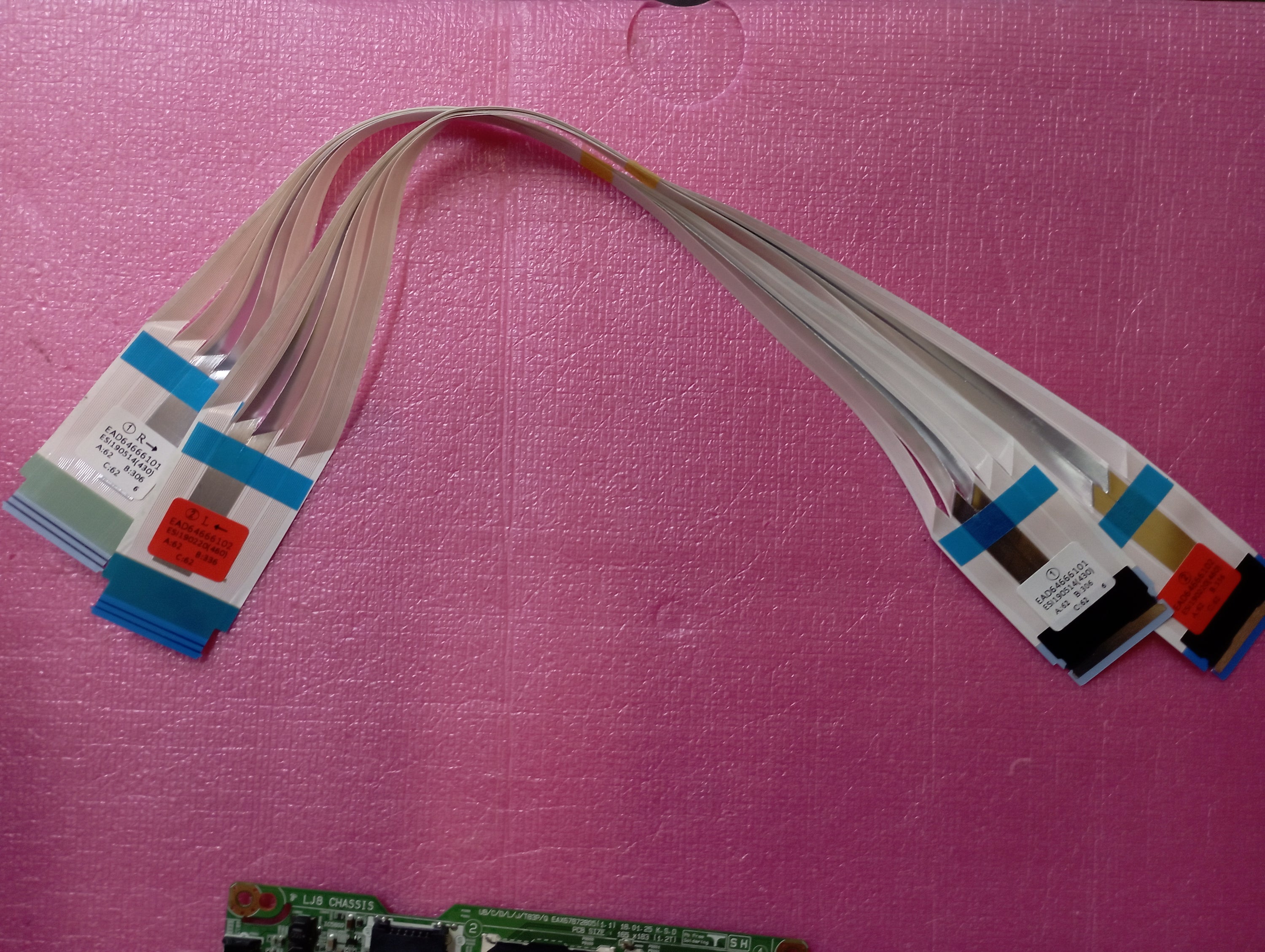 EBU64743402 EAX67872805 (1.1) MAINBOARD / SCHEDA MADRE PER TV LG 49UK6470 + CAVI FLAT
