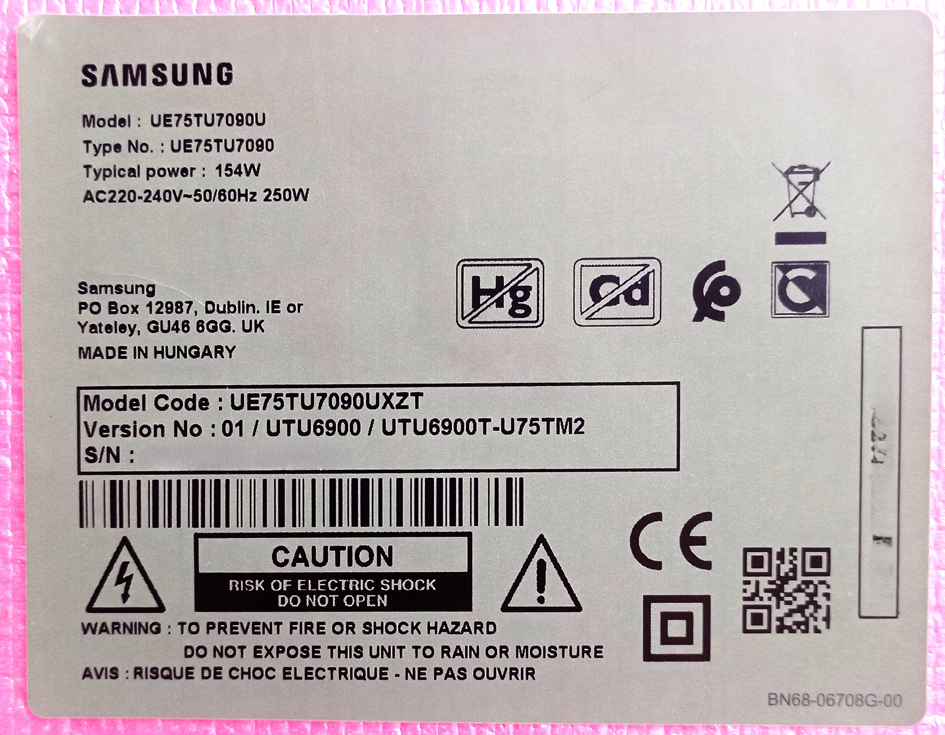 UE75TU7090U SAMSUNG