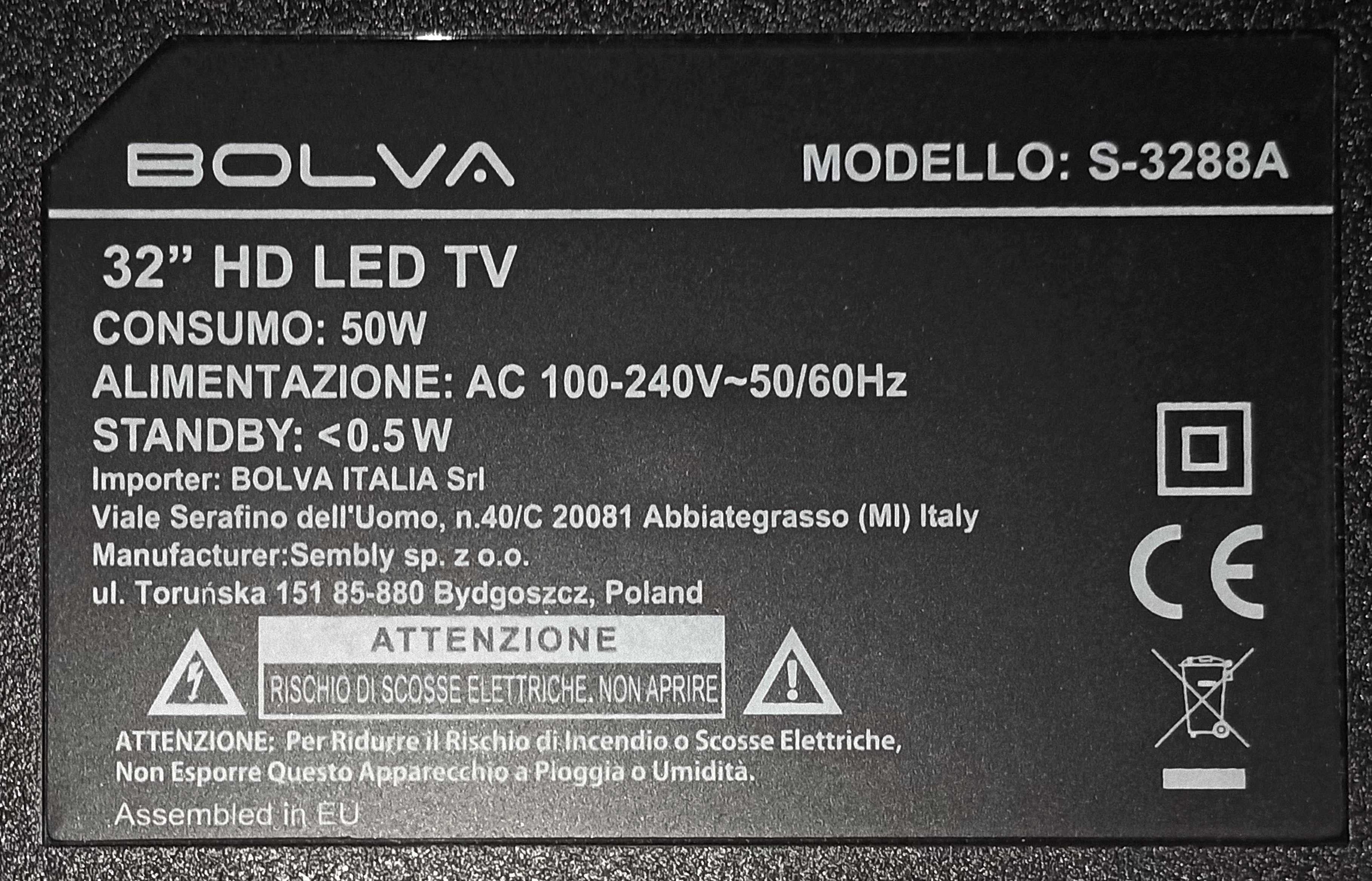 BOLVA S-3288A