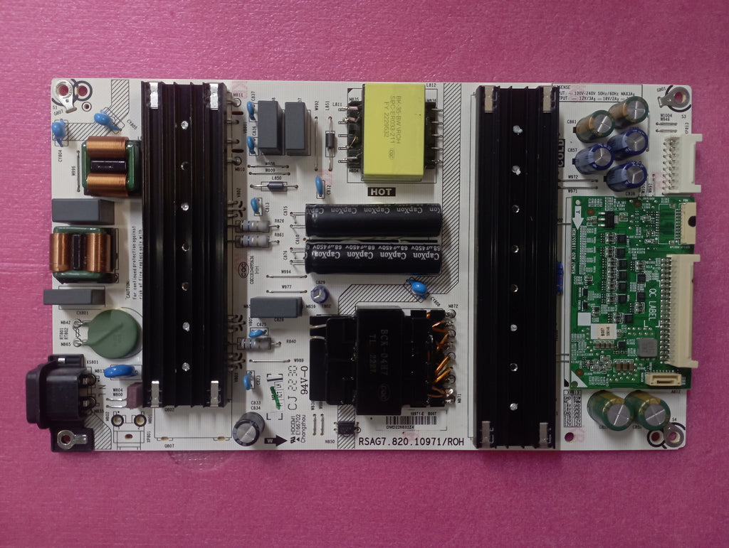 Ricambi Originali Usati/Testati per Hisense 55U72HQ — Mainboard, PSU, T-CON, Altoparlanti, WiFi - Elettronica Guastella