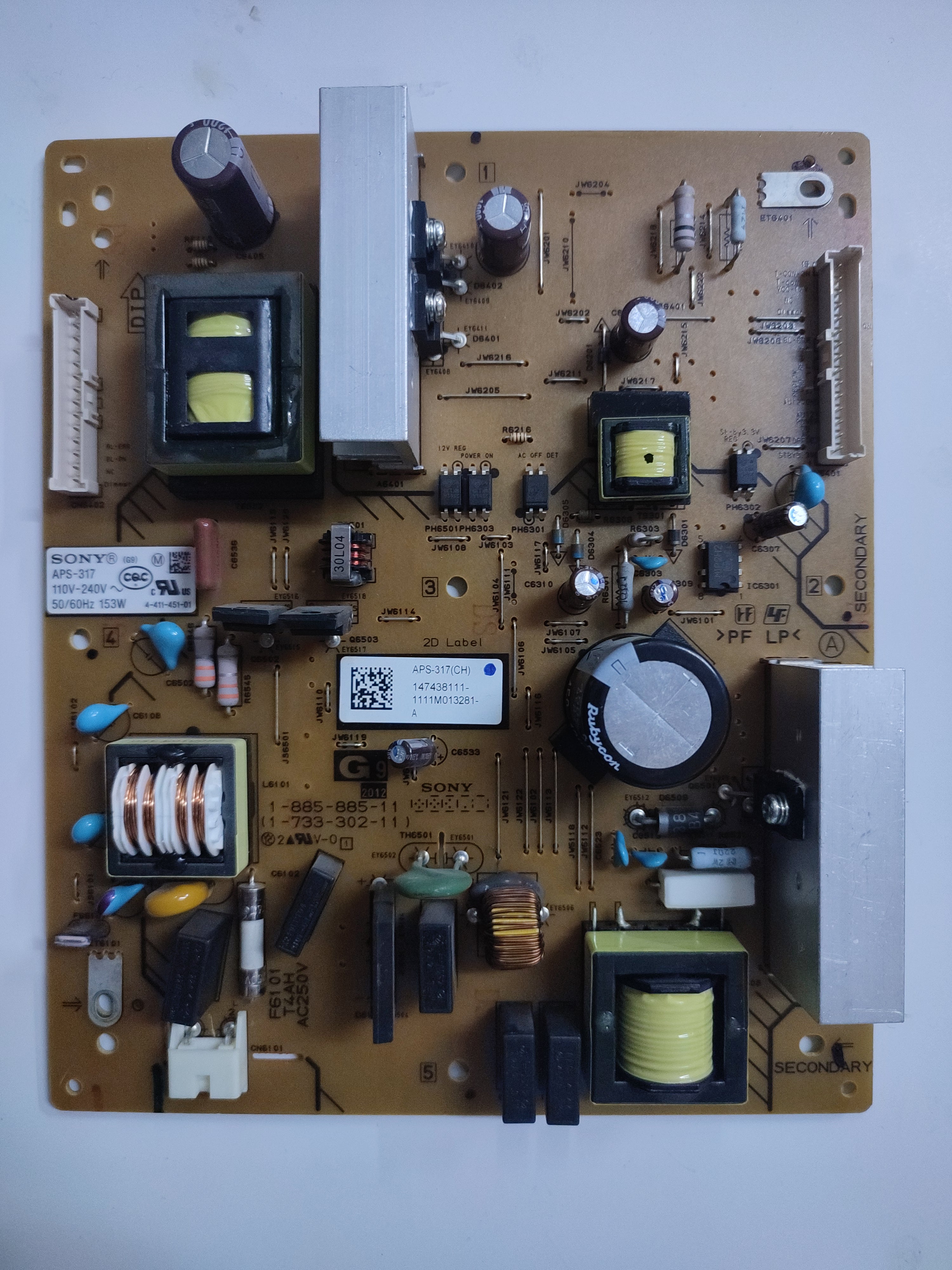 Scheda Alimentazione Sony 32BX340 1-885-885-11 Testata