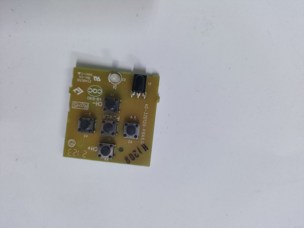 40-32D120-FBA1LG Key Board TCL 32DD420 Scheda Tasti IR Testata