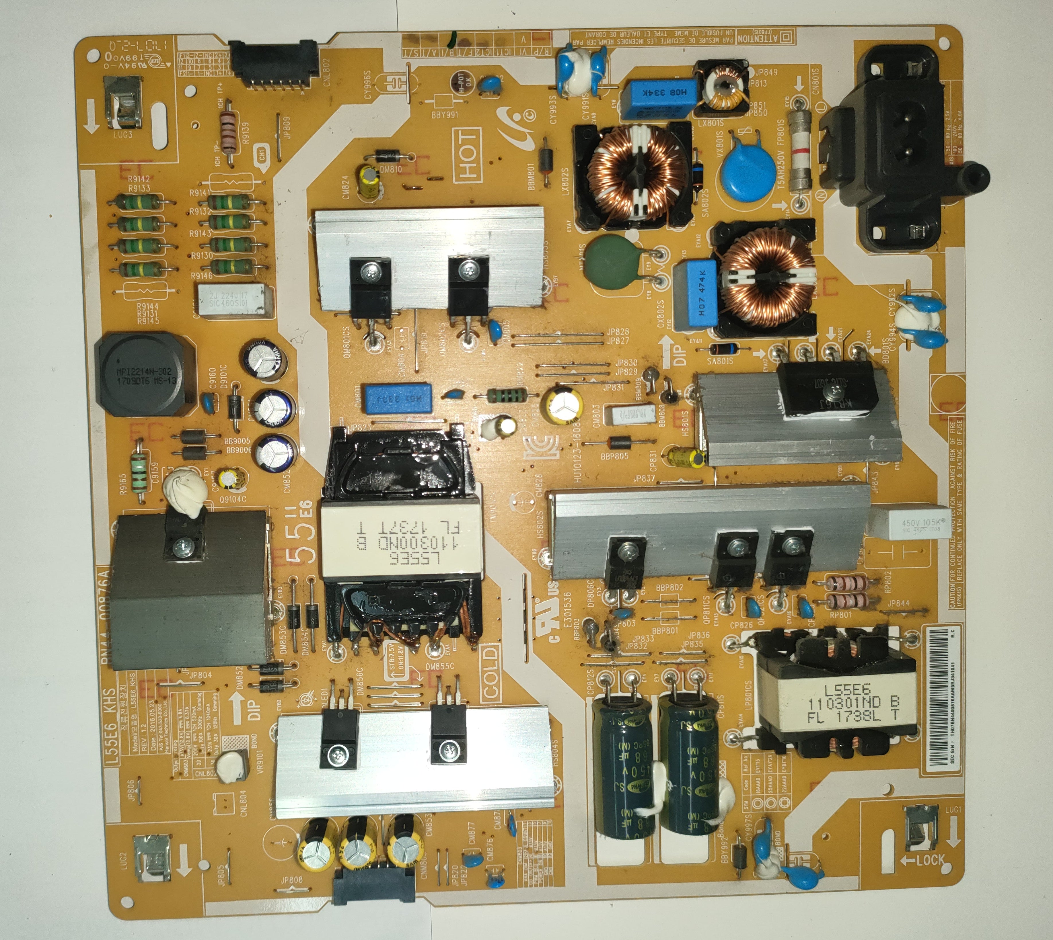 BN44-00876A Alimentatore Samsung UE49MU6500U Testato
