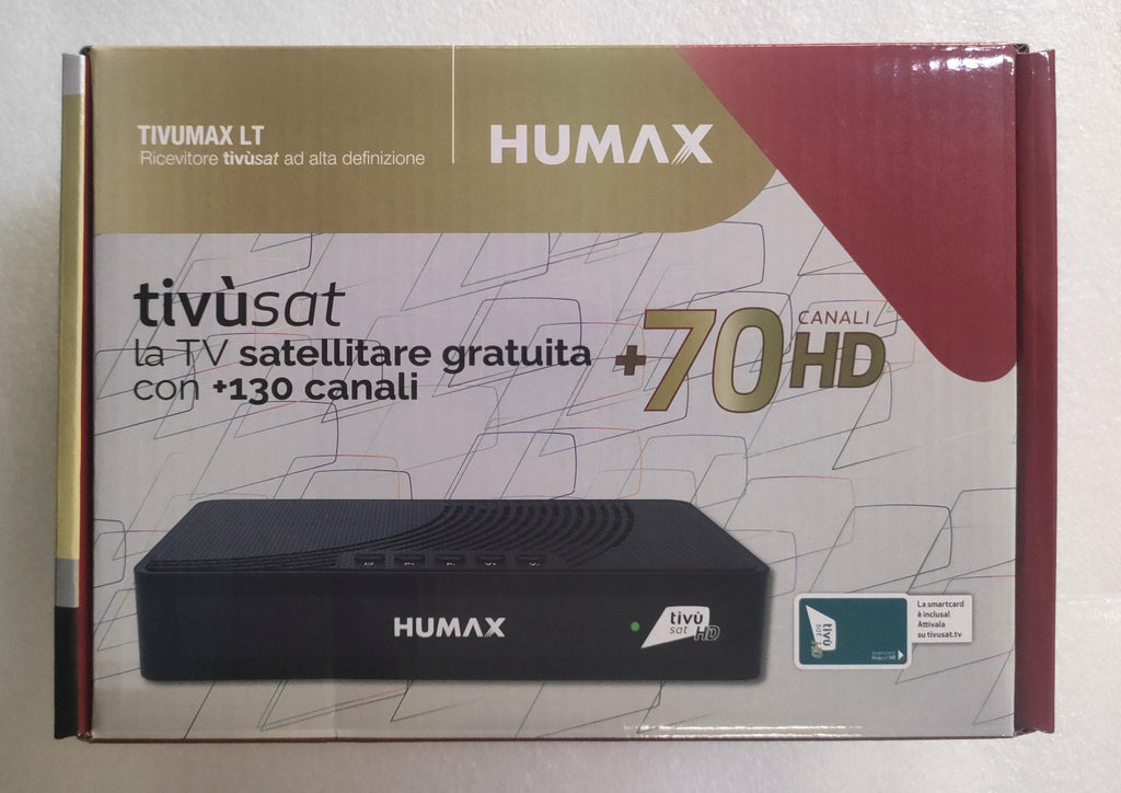 Humax TIVUMAX LT Ricevitore Satellitare tivùsat HD