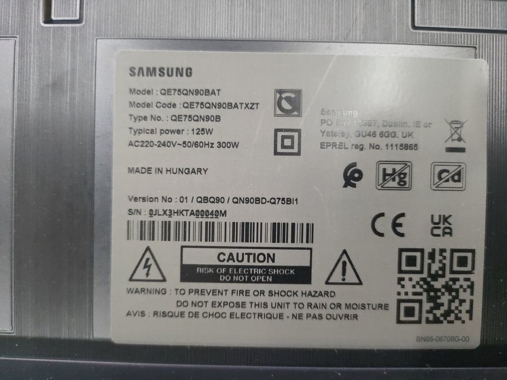 BN96-63041E Altoparlanti Samsung QE75QN90BAT Testati