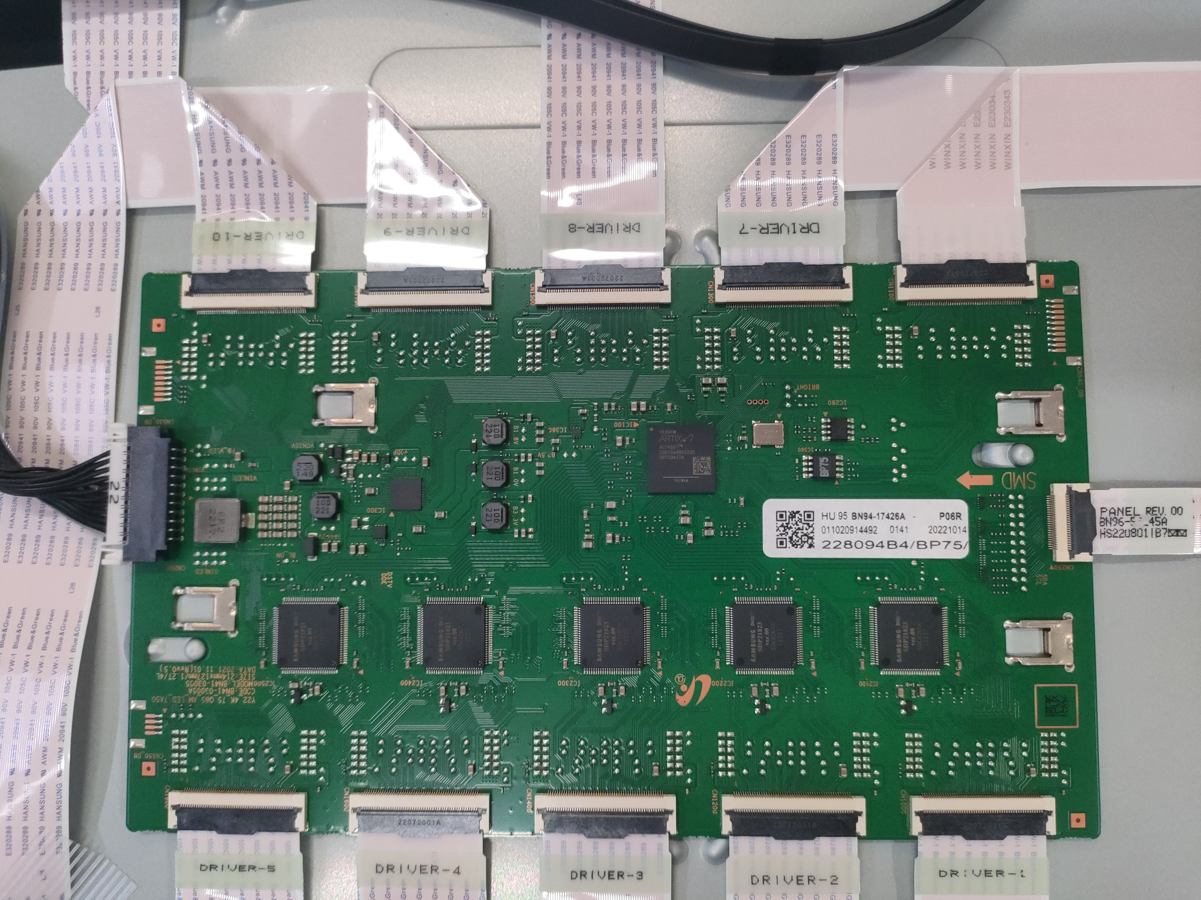 BN94-17426A Driver LED Board Samsung QE75QN90BAT Testata