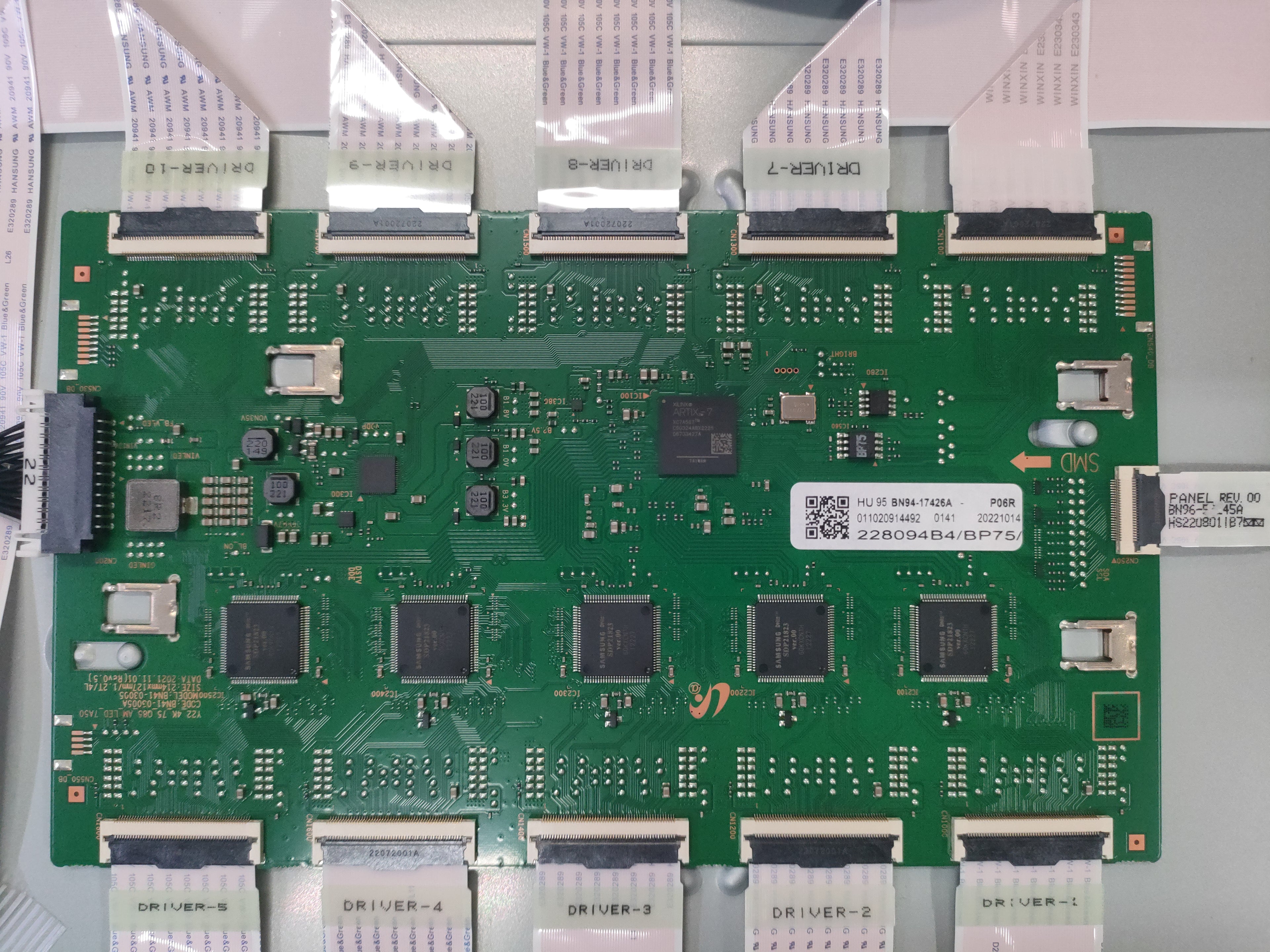 BN94-17426A Driver LED Board Samsung QE75QN90BAT Testata