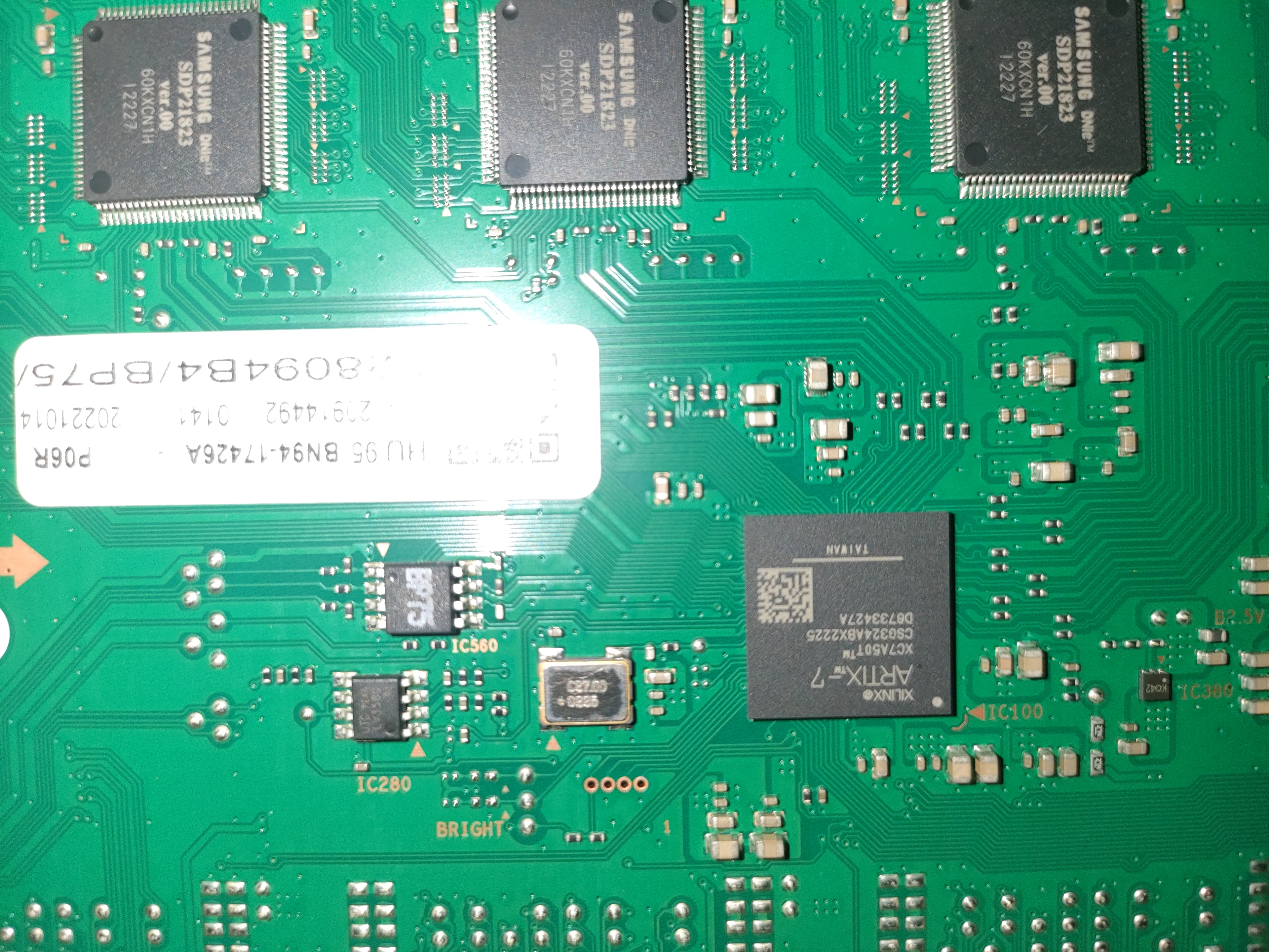 BN94-17426A Driver LED Board Samsung QE75QN90BAT Testata