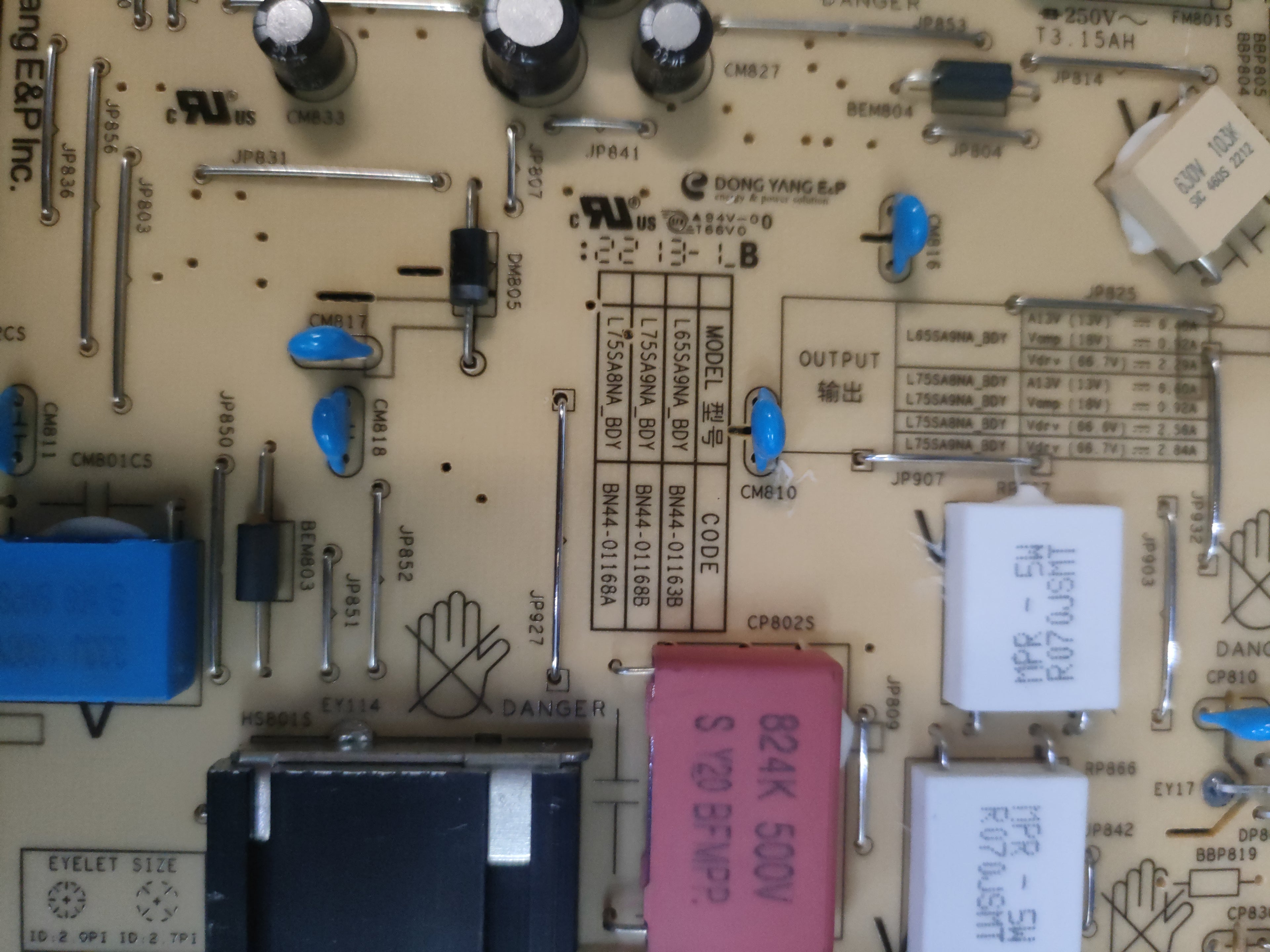 BN44-01168B Alimentatore Samsung QE75QN90BAT Testato