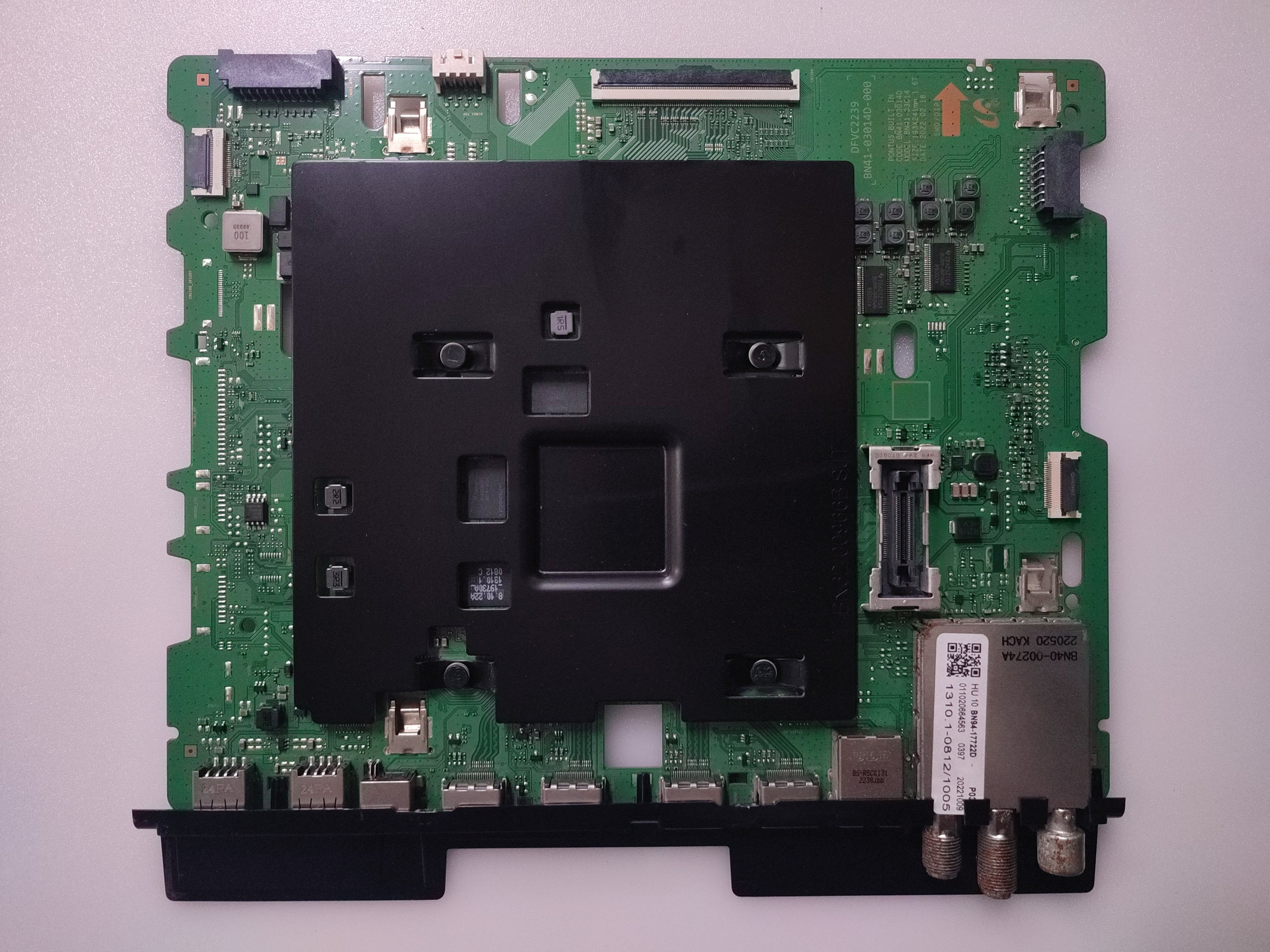 BN94-17322 Mainboard Samsung QE75QN90BAT Testata