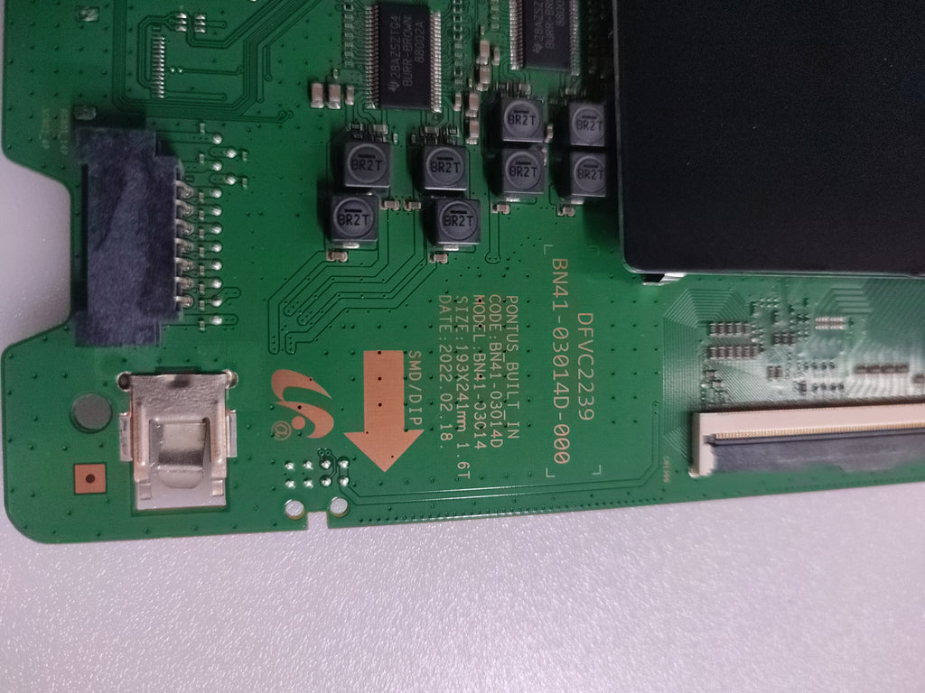 BN94-17322 Mainboard Samsung QE75QN90BAT Testata