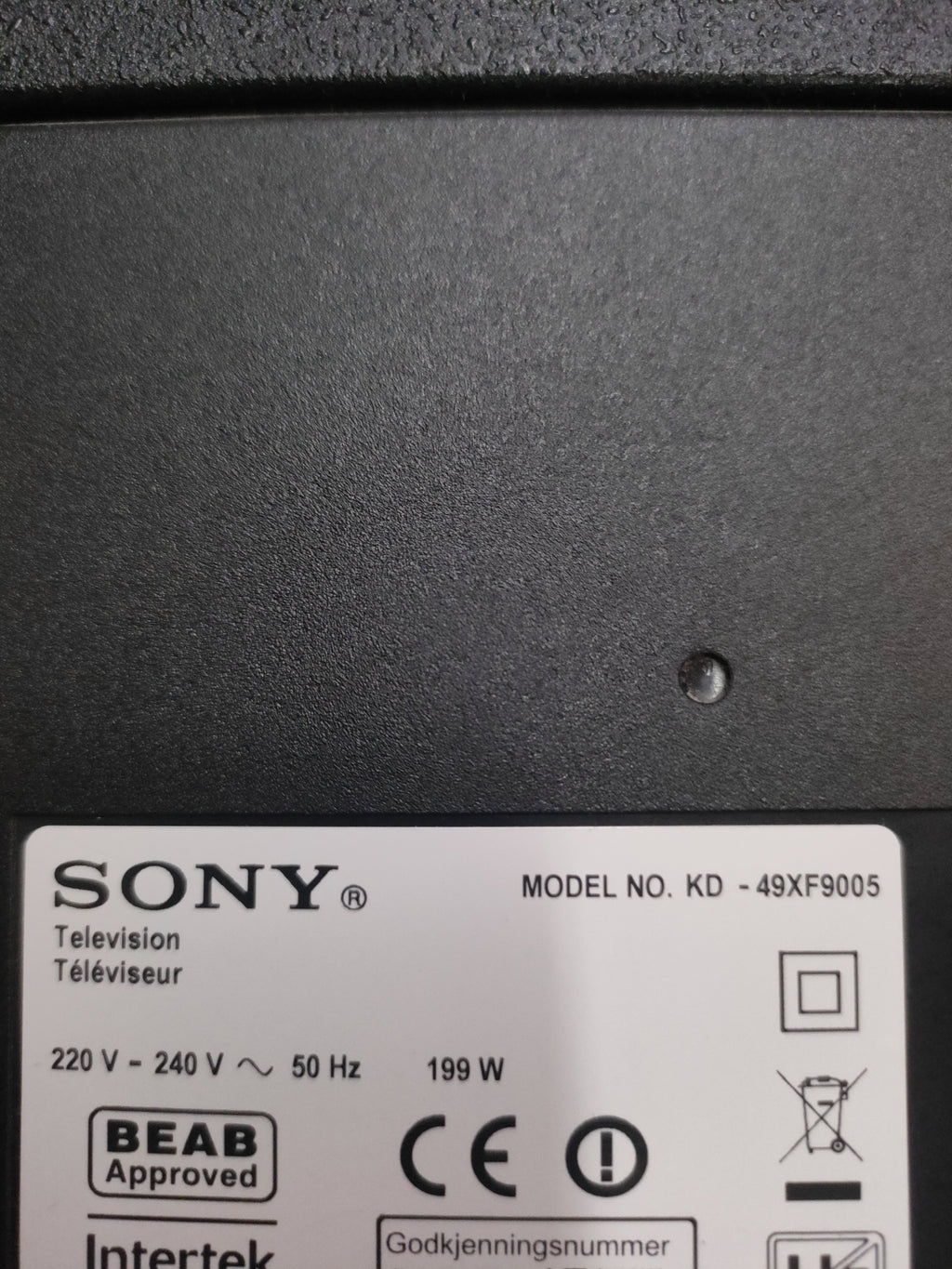 1-474-701-11 Alimentatore Sony KD-49XF9005 Testato