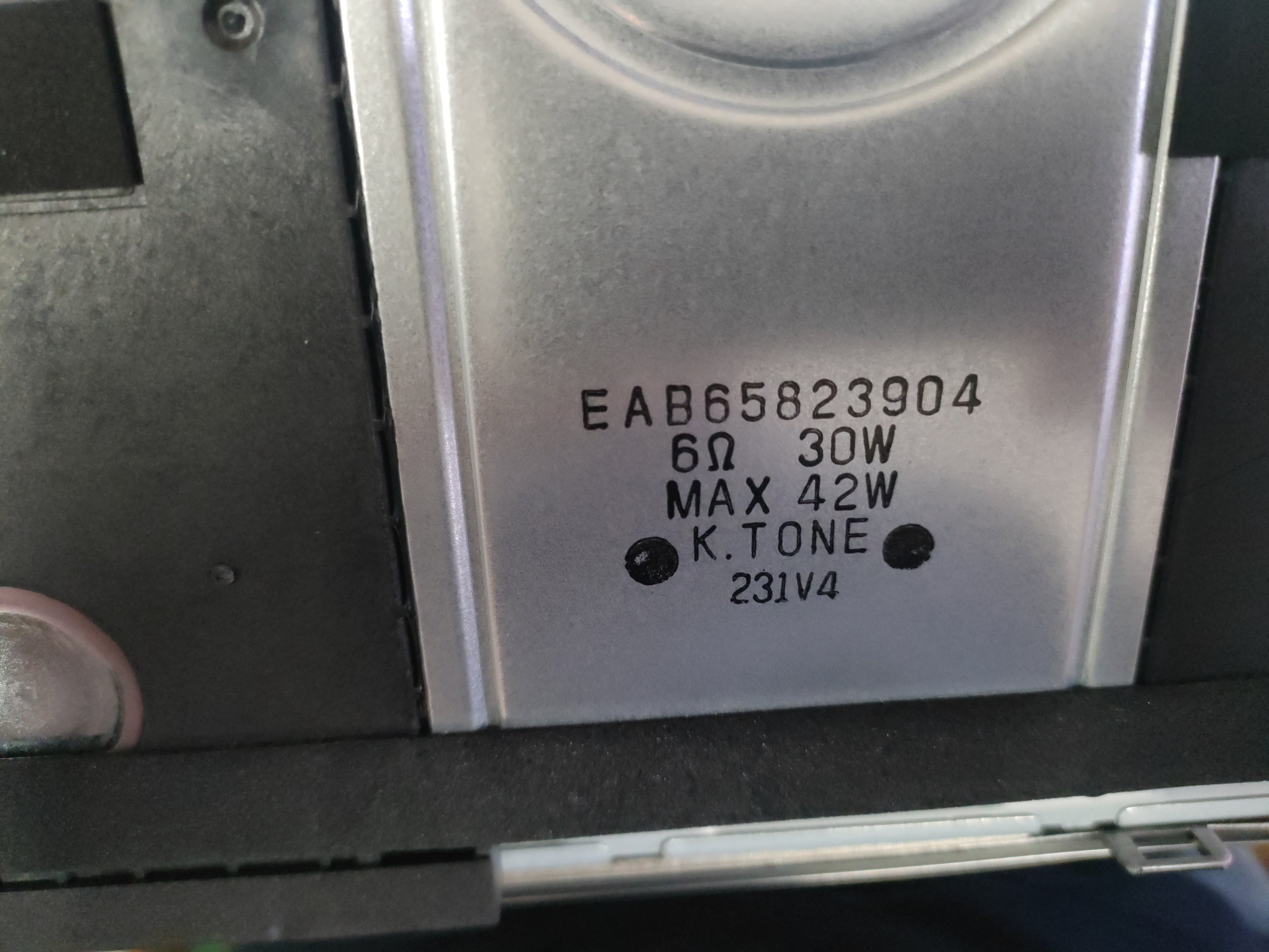 EAY65898101 Alimentatore LG 65QNED996PB Testato