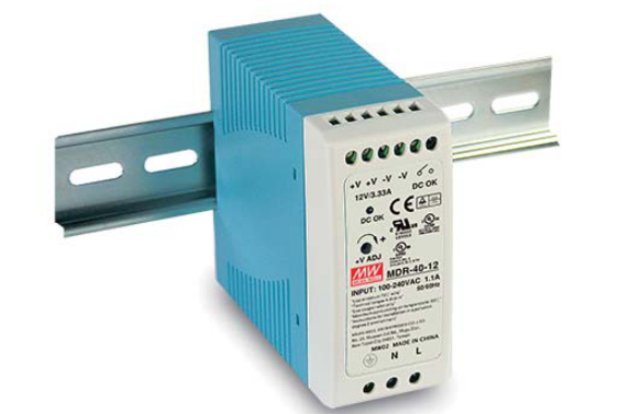 Alimentatore Switching Mean Well MDR-40-5 5V 30W DIN Rail