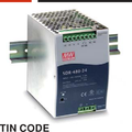 Alimentatore Switching Mean Well SDR-480-48 48V 10A 480W DIN Rail