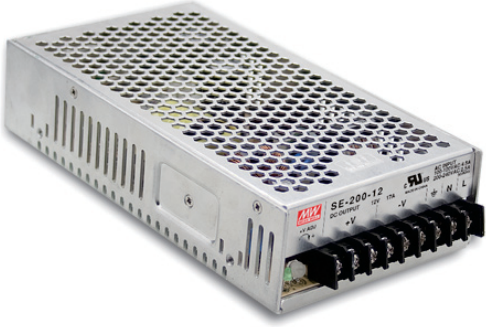 Alimentatore Switching Mean Well SE-200-5 5V 40A 200W