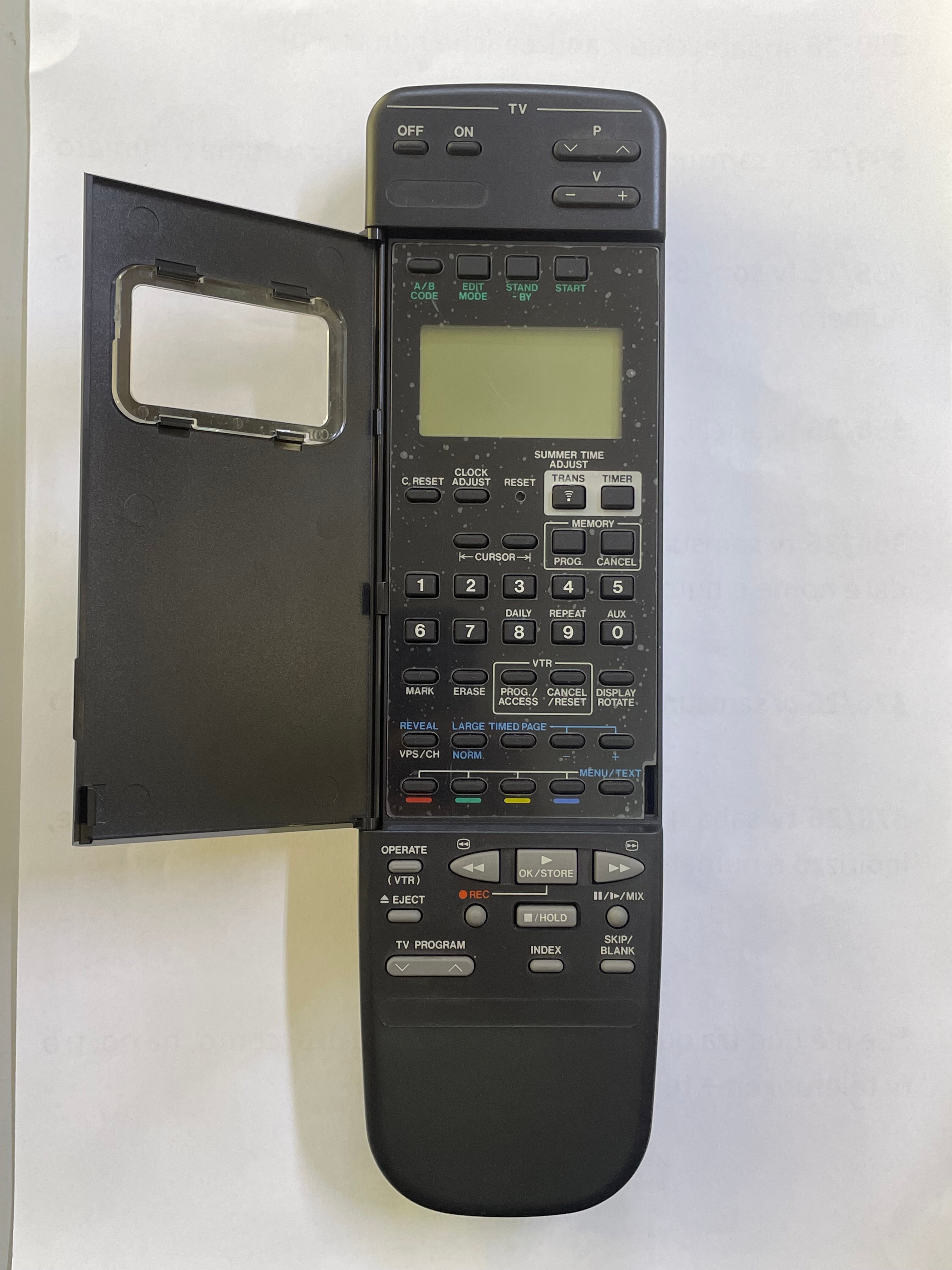 TELECOMANDO / REMOTE COMMANDER PER VIDEOREGISTRATORE/VIDEORECORDER SELEKO SV 55