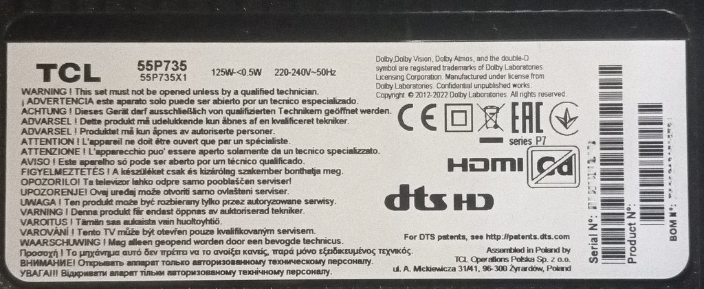 55P735 TCL