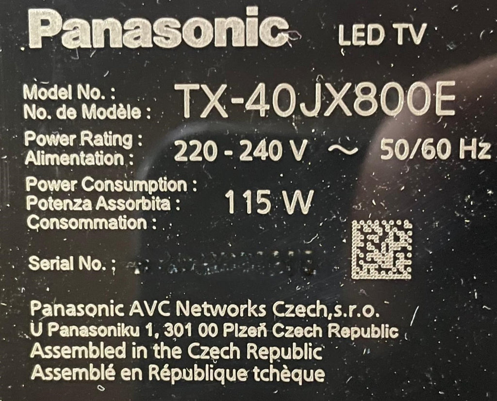 TX-40JX800E PANASONIC