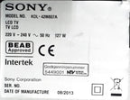 Ricambi TV Sony KDL-42W807A - PSU T-Con Altoparlanti Flat WiFi Bluetooth IR