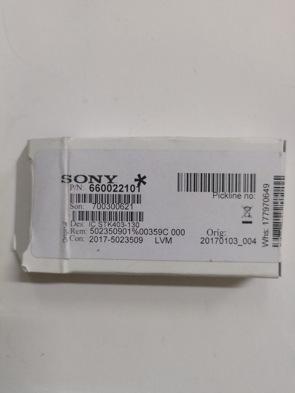 STK403-130 / 6-600-221-01 c.i. originale SONY  660022101