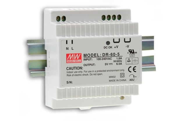 Alimentatore Switching Mean Well DR-60-24 24V 60W DIN Rail