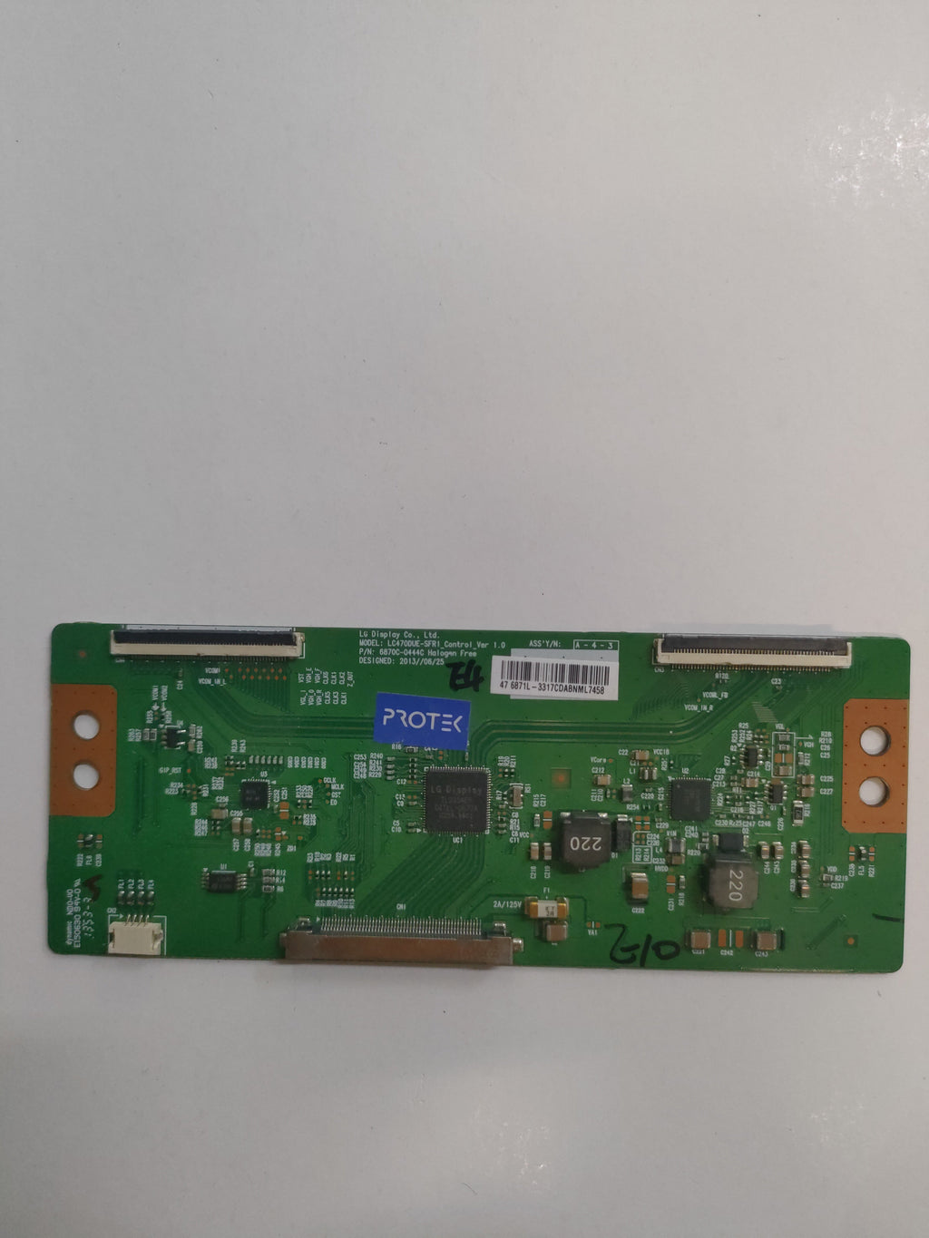 6870C-0444A T-Con Board LG 47" LC470DUE Testata