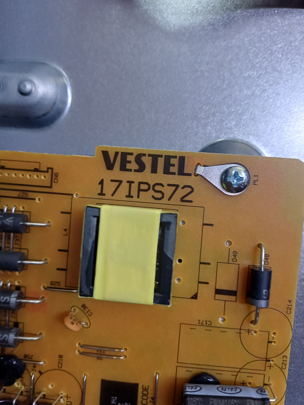 Power Board 17IPS72 Telefunken 55 BLU 55750 - dettaglio